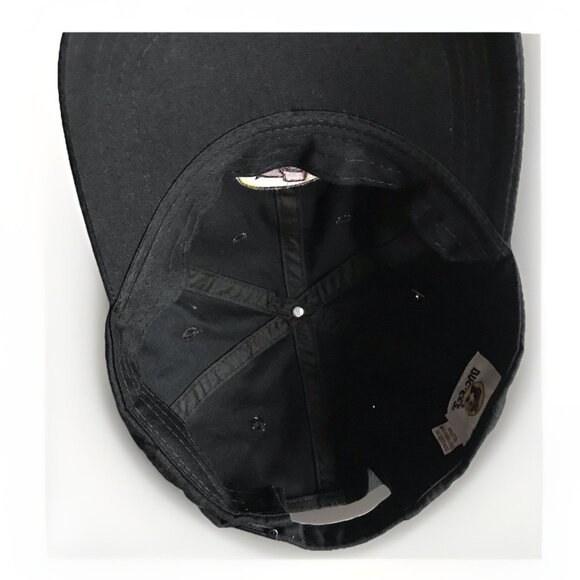 Buc-ee's Logo Bucees Black Adjustable Embroidered Beaver Hat Cap Adult One Size - Picture 5 of 5